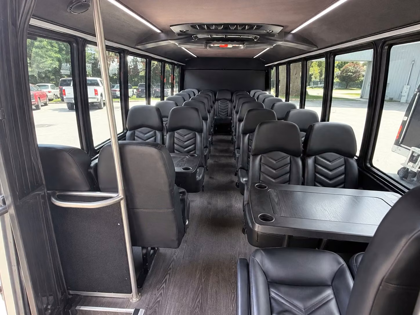18 passenger minibus inside
