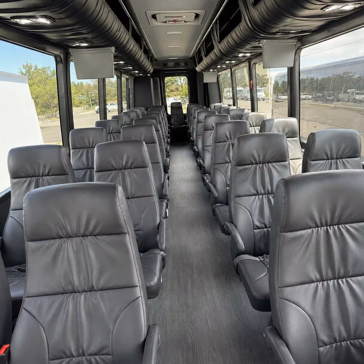 28 passenger minibus interior