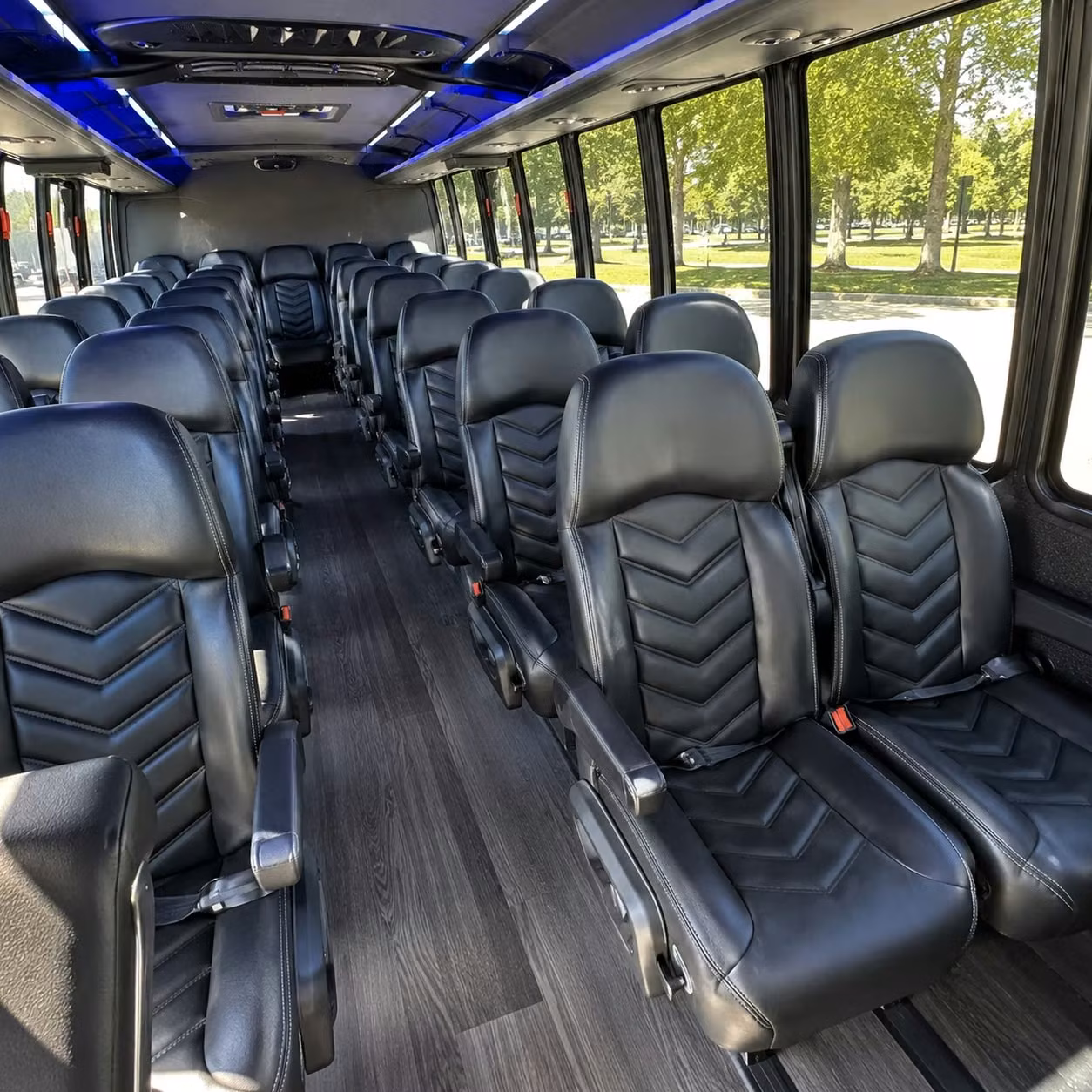 35 passenger minibus interior